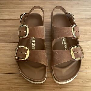 Birkenstock Oiled Leather Big Buckle Milano